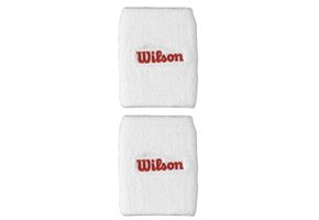 Wilson Wristband White 2 Pack