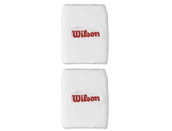 Wilson Wristband White 2 Pack