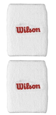 Wilson Wristband White 2 Pack