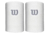 Wilson Extra Wide Wristband White 2 Pack