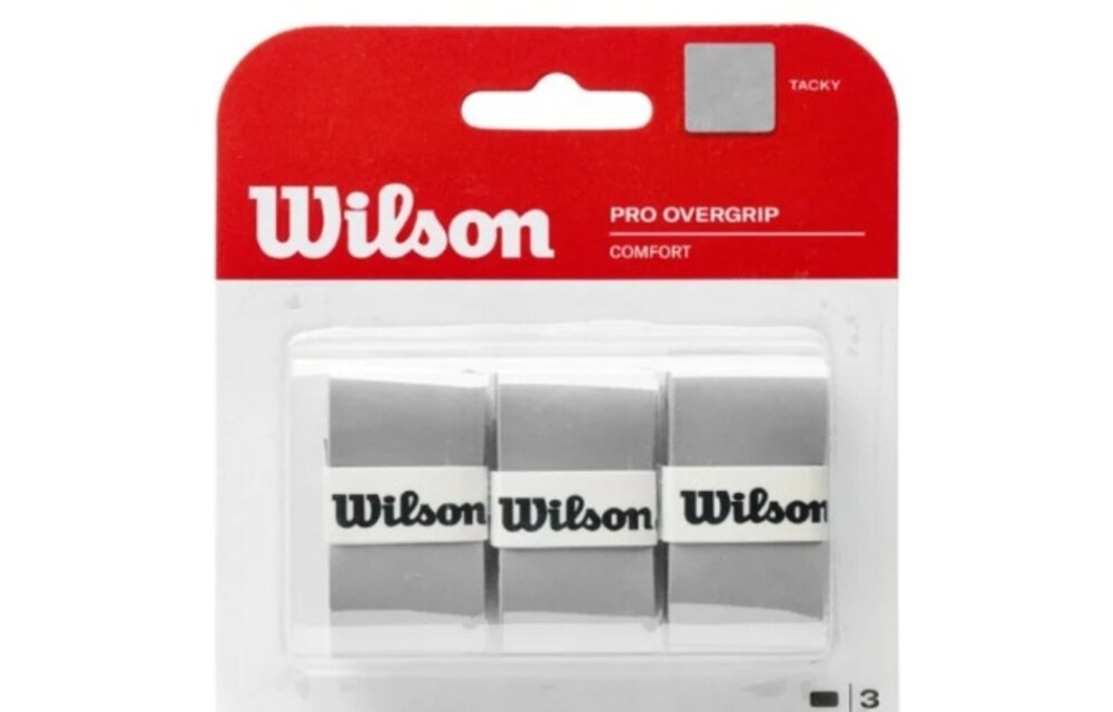 Wilson Pro Overgrip x3 (Grey)