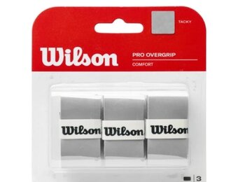 Wilson Pro Overgrip x3 (Grey)