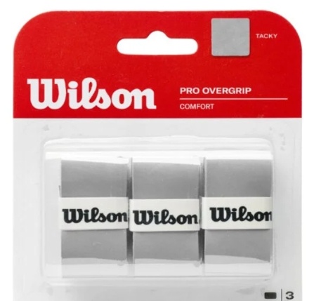 Wilson Pro Overgrip x3 (Grey)