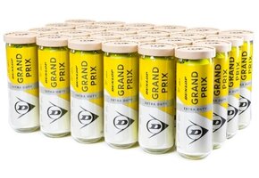 Dunlop Grand Prix Extra Duty Tennis Balls - Case (24 Cans)