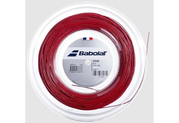 Babolat Xcel 130/16 Tennis String Reel 200m (Red)