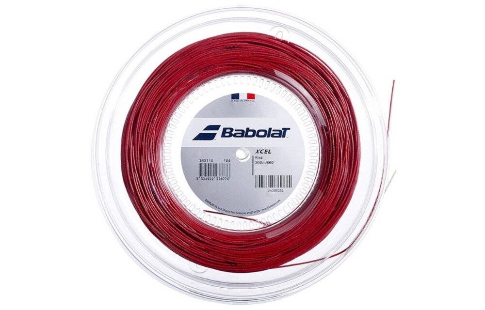 Babolat Xcel 125/17 Tennis String Reel 200m (Red)