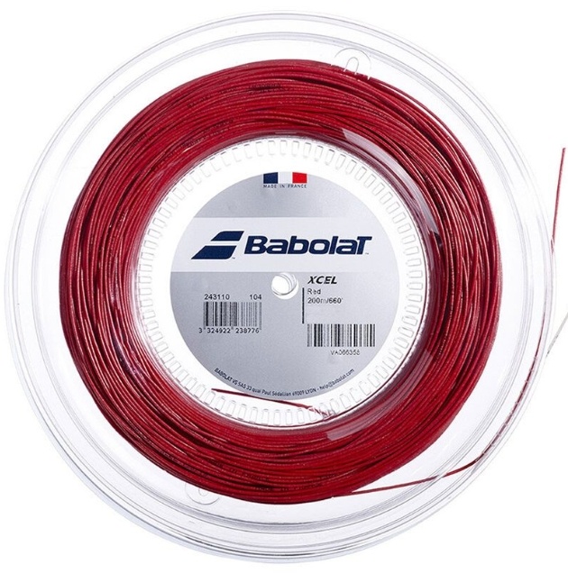 Babolat Xcel 125/17 Tennis String Reel 200m (Red)