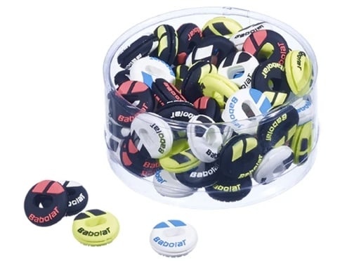 Babolat Custom Damp Vibration Dampener 48 Pack Jar (Assorted Colours)