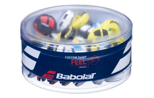 Babolat Custom Damp Vibration Dampener 48 Pack Jar (Assorted Colours)