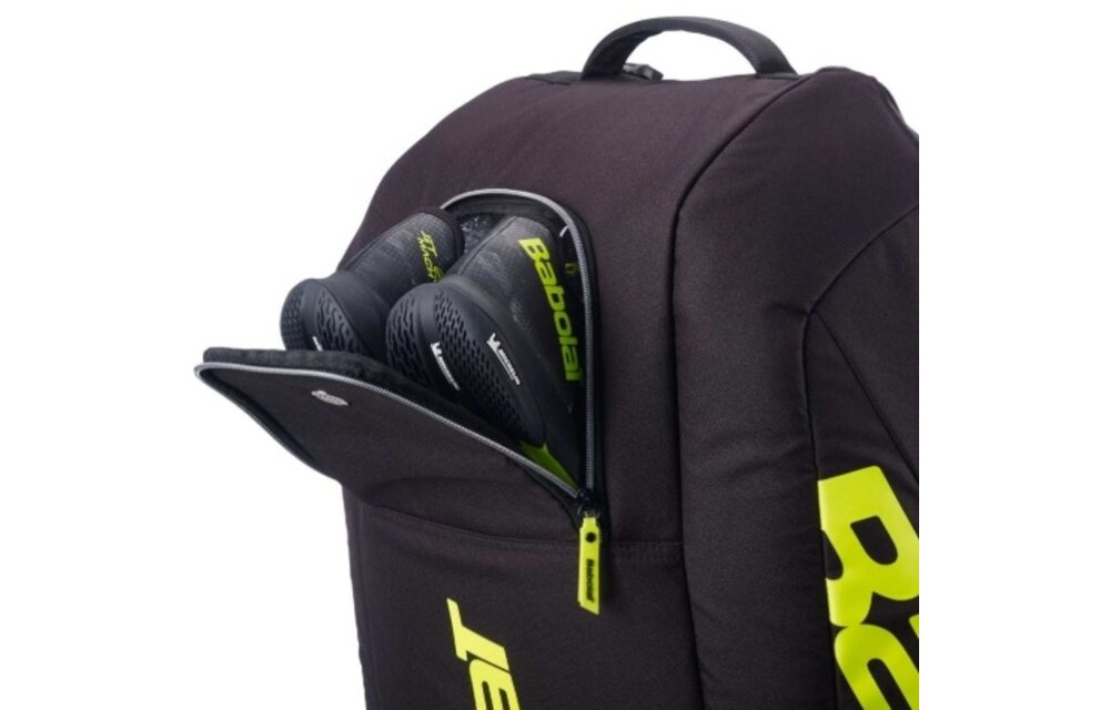 Babolat Pure Aero 12 Racquet Bag Gen 9 (Metalic Grey/Black/Yellow)