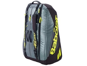 Babolat Pure Aero 12 Racquet Bag Gen 9 (Metalic Grey/Black/Yellow)