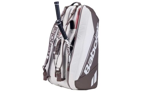 Babolat Pure Wimbledon 9 Pack Racquet Bag (White/Brown)