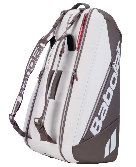 Babolat Pure Wimbledon 9 Pack Racquet Bag (White/Brown)