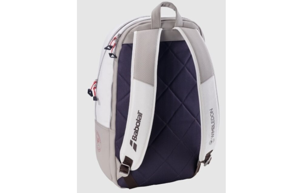 Babolat Pure Lite Wimbledon Backpack (White/Brown)
