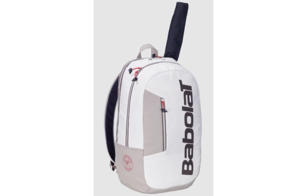 Babolat Pure Lite Wimbledon Backpack (White/Brown)