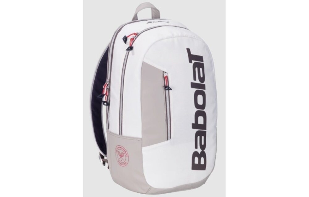 Babolat Pure Lite Wimbledon Backpack (White/Brown)