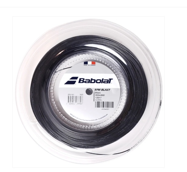 Babolat RPM Blast 17 Tennis String Reel (Black)