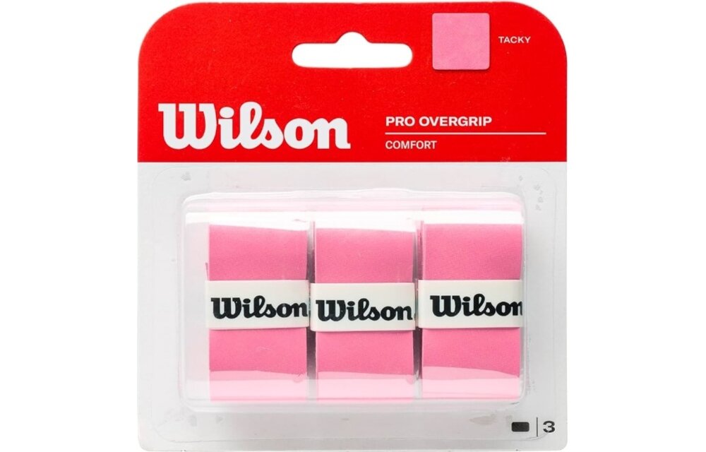 Wilson Pro Overgrip x3 (Pink)