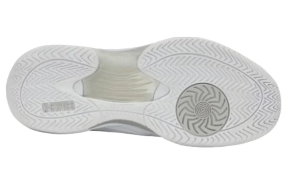K-Swiss Hypercourt Express 3 WIDE Women's Tennis Shoe (White/Dawn Blue)