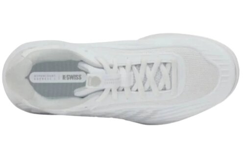 K-Swiss Hypercourt Express 3 WIDE Women's Tennis Shoe (White/Dawn Blue)