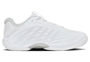 K-Swiss Hypercourt Express 3 WIDE Women's Tennis Shoe (White/Dawn Blue)