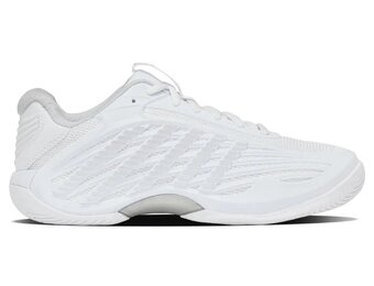 K-Swiss Hypercourt Express 3 WIDE Women's Tennis Shoe (White/Dawn Blue)