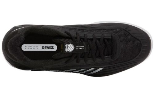 K-Swiss Hypercourt Express 3 WIDE Men's Tennis Shoe (Black/White)