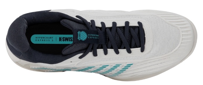 K-Swiss Hypercourt Express 3 Men's Tennis Shoe (Blanc/Carbon)