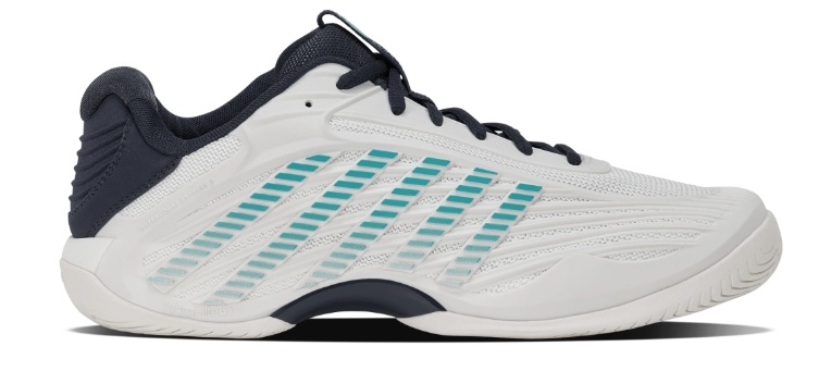 K-Swiss Hypercourt Express 3 Men's Tennis Shoe (Blanc/Carbon)