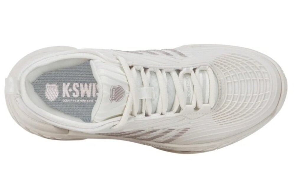 K-Swiss Hypercourt Supreme 2 Women's Tennis Shoe (Blanc de Blanc/Rose Gold)