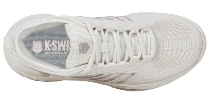 K-Swiss Hypercourt Supreme 2 Women's Tennis Shoe (Blanc de Blanc/Rose Gold)