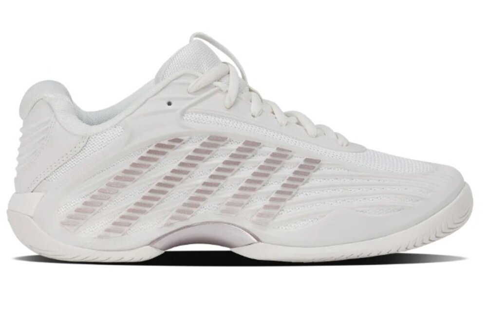 K-Swiss Hypercourt Express 3 Women's Tennis Shoe (Blanc De Blanc/Rose Gold)