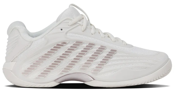 K-Swiss Hypercourt Express 3 Women's Tennis Shoe (Blanc De Blanc/Rose Gold)