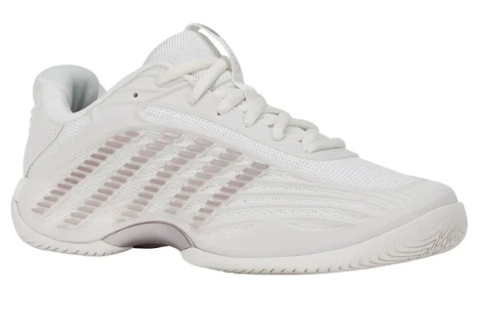 K-Swiss Hypercourt Express 3 Women's Tennis Shoe (Blanc De Blanc/Rose Gold)