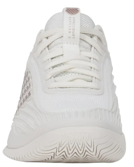 K-Swiss Hypercourt Express 3 Women's Tennis Shoe (Blanc De Blanc/Rose Gold)