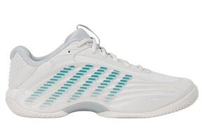 K-Swiss Hypercourt Express 3 WIDE Women's Tennis Shoe (BlancDeBlanc/Grey)
