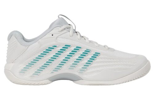 K-Swiss Hypercourt Express 3 Women's Tennis Shoe (Blanc De Blanc/Grey)