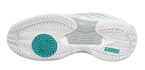 K-Swiss Hypercourt Express 3 Women's Tennis Shoe (Blanc De Blanc/Grey)