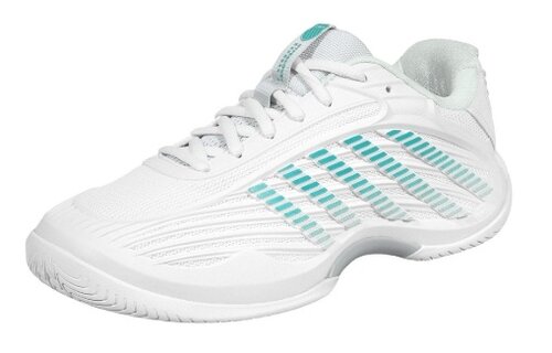 K-Swiss Hypercourt Express 3 Women's Tennis Shoe (Blanc De Blanc/Grey)