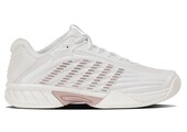 K-Swiss Hypercourt Express 3 Junior Tennis Shoe (White/Rose Gold/Violet Ice)