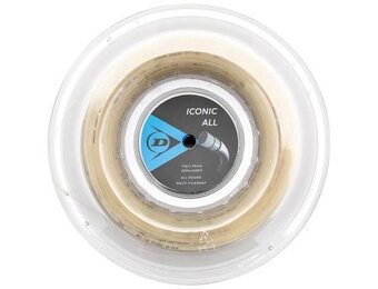 Dunlop Iconic All 16 G Tennis String (Natural) Reel