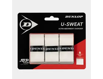 Dunlop U-Sweat Overgrip x3 (White)