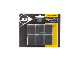Dunlop Viper Dry Overgrip x3 (Black)