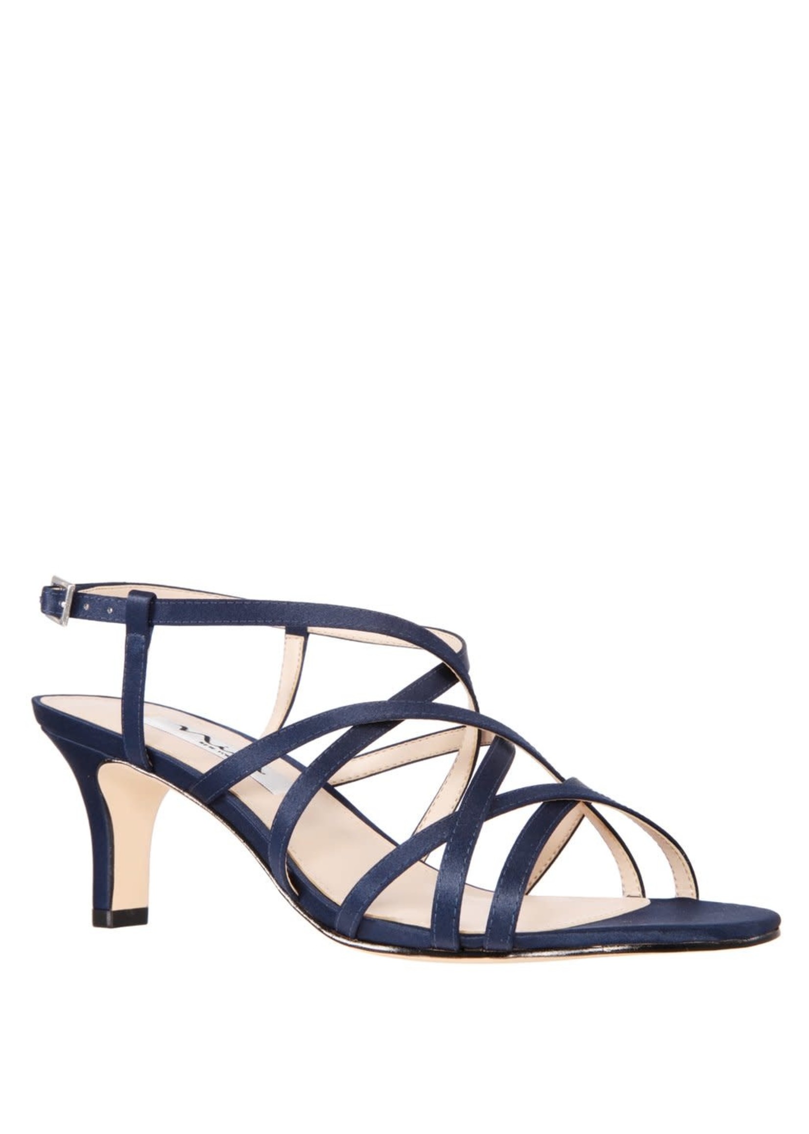 Nina Footwear Neptune New Navy Luster Satin by Nina Footwear