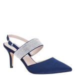 Nina Footwear Tenille Navy Luster Satin by Nina Footwear