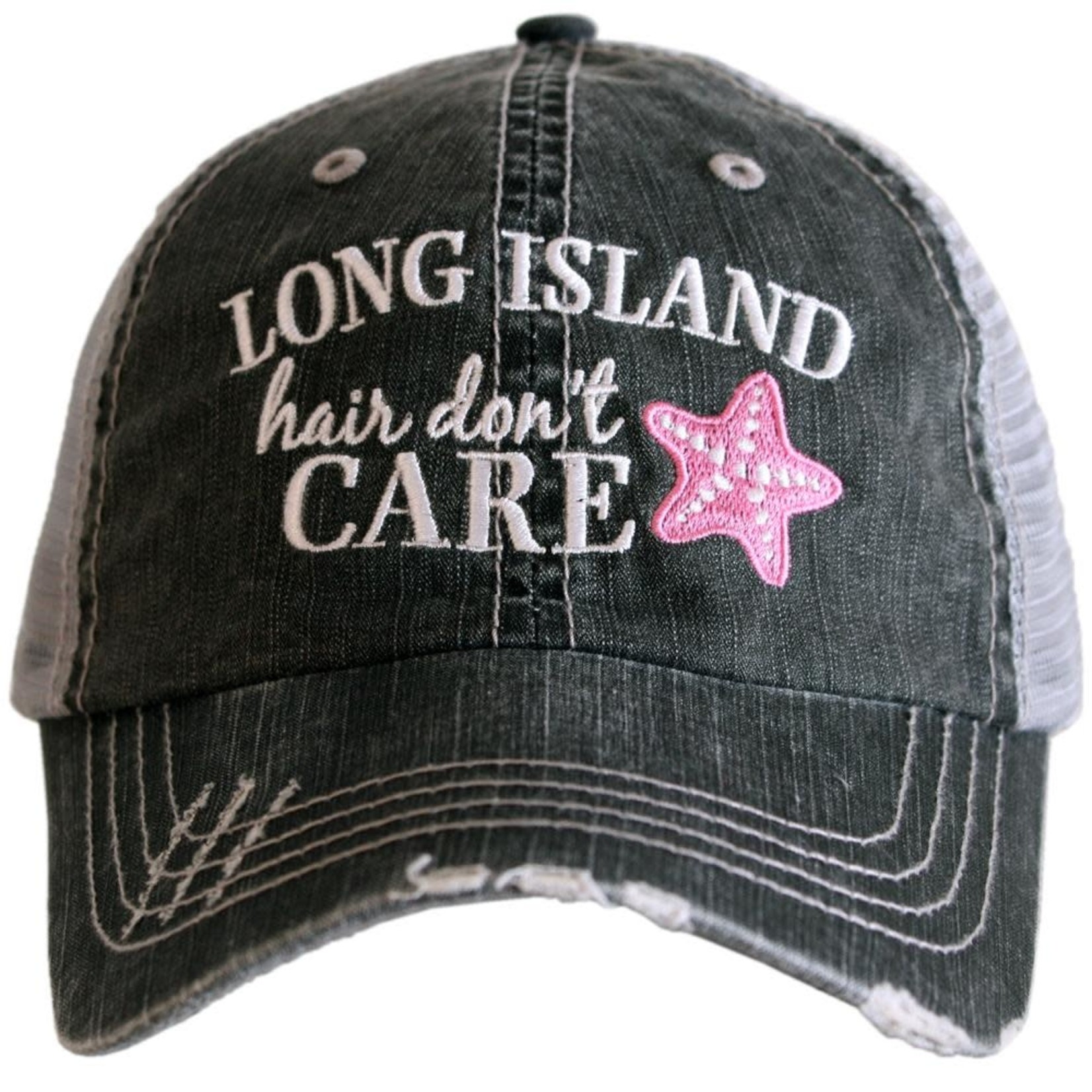 Katydid Long Island  Pink Star Trucker Hat