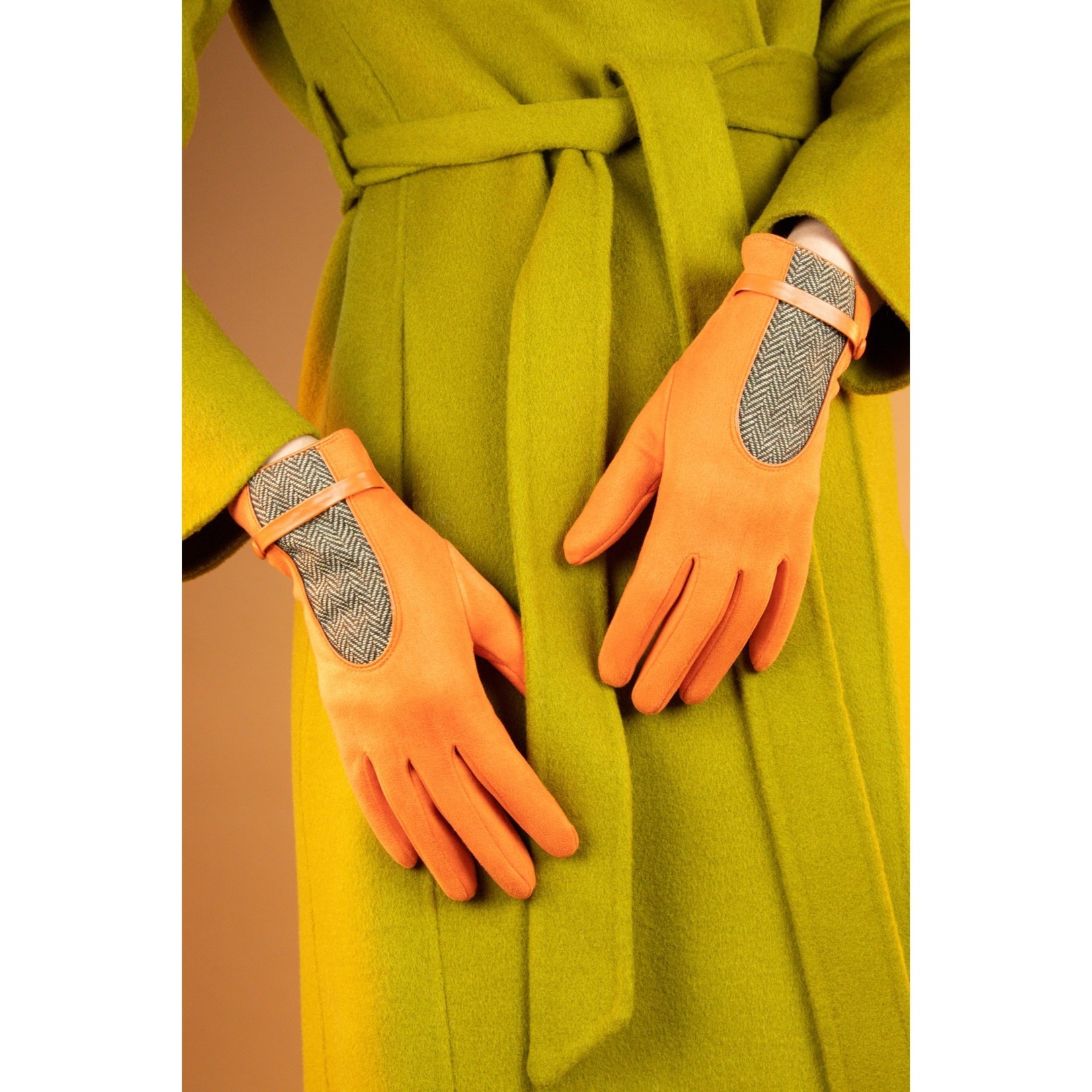 Powder Design Genevieve Gloves - Tangerine by Powder Design
