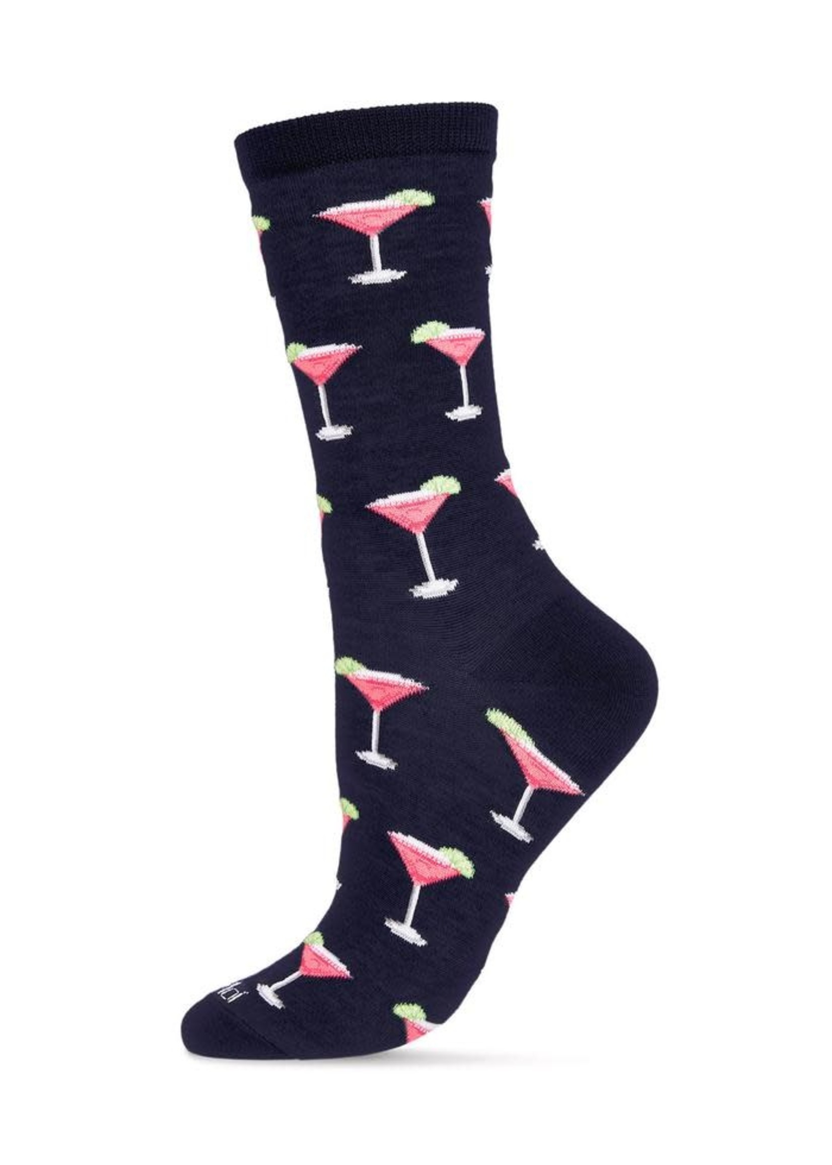 MeMoi Cosmopolitan Bamboo Crew Socks