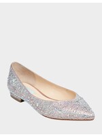 Betsey Johnson Jude Nude Flat Satin by Betsey Johnson Final Sale No Box