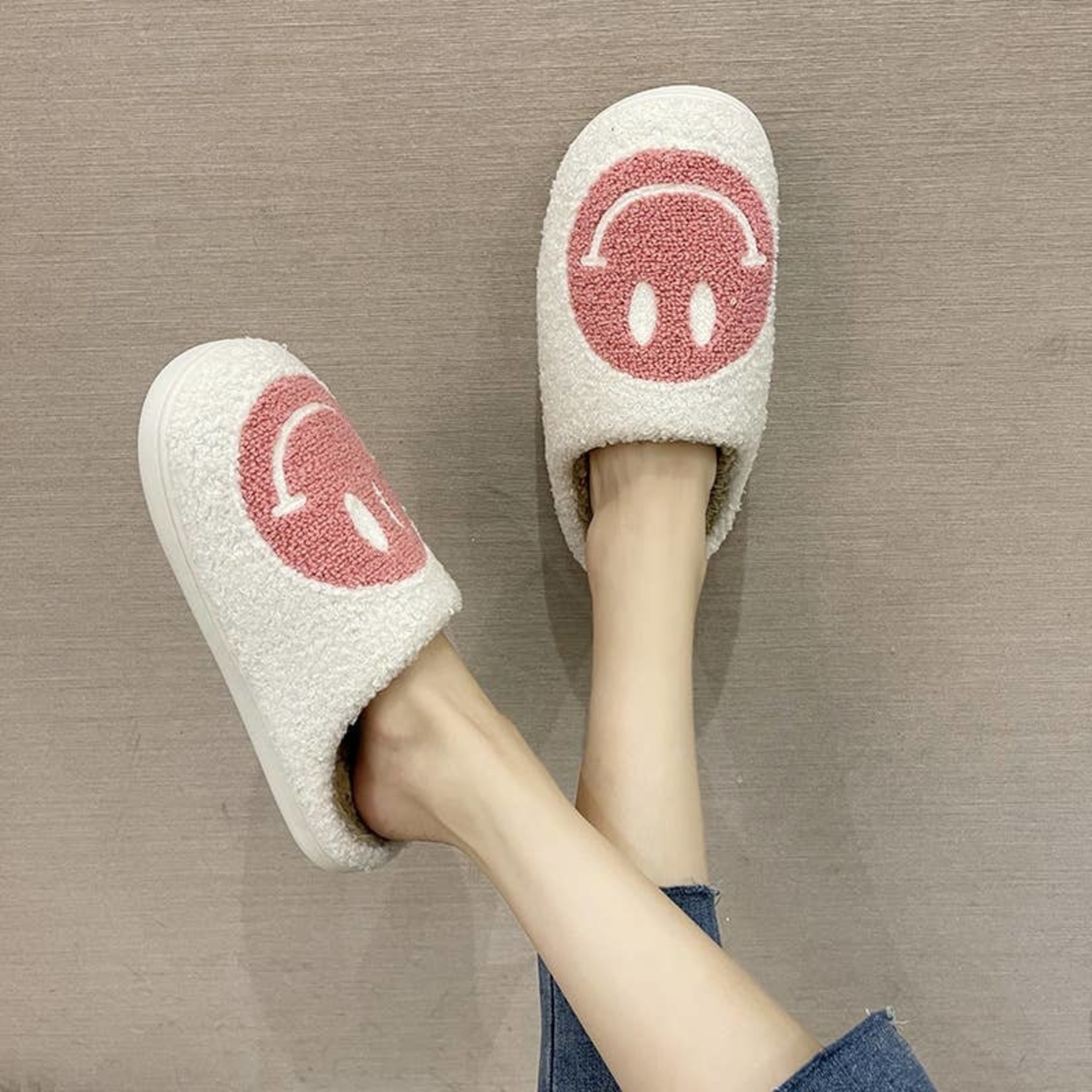 Smile Face Slippers Assorted